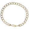 9ct Yellow Gold Curb Bracelet 8"