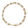 9ct Yellow Gold Fancy Bracelet 8"