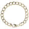 9ct Yellow Gold Curb Bracelet 8.5"