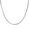 Unique & Co Stainless Steel Matte Box Chain 20"