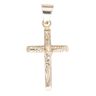 9ct Yellow Gold Crucifix Pendant