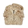 9ct Yellow Gold Patterned Saddle Ring