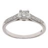 18ct White Gold 0.35ct Brilliant Cut Diamond Solitaire Ring