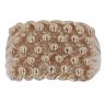 9ct Yellow Gold Five Row Keeper Ring