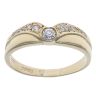 9ct Yellow Gold Cubic Zirconia Fancy Ring