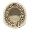 14ct Yellow Gold Greek Key Patterned Signet Ring