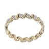 9ct Yellow and White Gold 0.10ct Brilliant Cut Diamond Eternity Ring