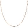 9ct Yellow Gold Square Curb Chain 18"