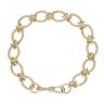 9ct Yellow Gold Fancy Bracelet 8"