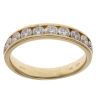 18ct Yellow Gold 1.00ct Brilliant Cut Diamond Half Eternity Ring