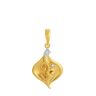 22ct Yellow Gold Religious Om Cubic Zirconia Pendant