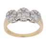 18ct Yellow Gold 1.00ct Brilliant Cut Diamond Cluster Ring