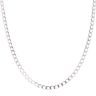 9ct White Gold Curb Chain 22"