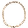 9ct Yellow Gold Double Curb Bracelet 8.5"