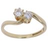18ct Yellow Gold 0.30ct Diamond Two Stone Ring