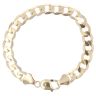 9ct Yellow Gold Curb Bracelet 8.5"