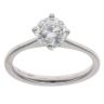 Platinum 0.84ct Brilliant Cut Diamond Solitaire Ring