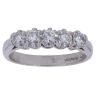 Platinum 0.55ct Brilliant Cut Diamond Five Stone Ring