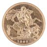 1907 Edward VII Large Head UK Full Sovereign Coin