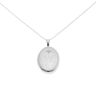 Silver Angel Wing Locket And Chain 18" by Icesia