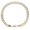 9ct Yellow Gold Curb Bracelet 8"
