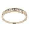 9ct Yellow Gold 0.25ct Princess Cut Diamond Eternity Ring