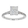18ct White Gold 1.70ct Diamond Radiant Cut Solitaire Ring
