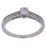 18ct White Gold 0.54ct Brilliant Cut Diamond Solitaire Ring
