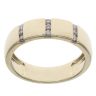 9ct Yellow Gold 0.15ct Brilliant Cut Diamond Fancy Ring