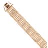 9ct Yellow Gold Fancy Bar Link Bracelet 7.5"