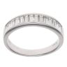 18ct White Gold 1.00ct Baguette Cut Diamond Half Eternity Ring