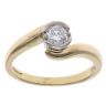 18ct Yellow Gold 0.33ct Brilliant Cut Diamond Solitaire Ring