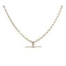 9ct Yellow Gold Belcher T-Bar Chain 24"