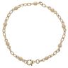 9ct Yellow Gold Fancy Bracelet 8"