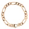 9ct Yellow Gold Figaro Bracelet 8.5"