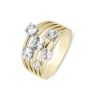 9ct Yellow Gold 1.50ct Lab Grown Diamond Bubble Ring Lab Grown