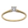 18ct Yellow Gold 0.25ct Brilliant Cut Diamond Solitaire Ring