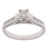 18ct White Gold 0.70ct Princess Cut Diamond Solitaire Ring