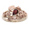 9ct Yellow and Rose Gold Clogau Garnet Vine Of Life Ring