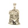14ct Yellow Gold Stone Set Jesus Pendant
