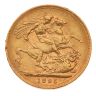 1895 Victoria Old Head Australia Full Sovereign Coin