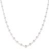 18ct White Gold 2.35ct Brilliant Cut Diamond Necklace 18"
