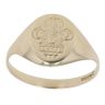9ct Yellow Gold Welsh Feathers Signet Ring