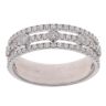 9ct White Gold 0.75ct Brilliant Cut Diamond Fancy Ring