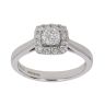 18ct White Gold 0.50ct Brilliant Cut Diamond Cluster Ring