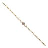 18ct Yellow Gold 0.20ct Diamond And Ruby Bracelet 7"