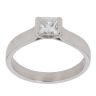 Platinum 0.51ct Princess Cut Diamond Solitaire Ring