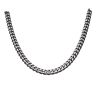 Unique & Co Stainless Steel Polished Black IP Plated Curb Chain 20"