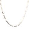 9ct Yellow Gold Square Curb Chain 20"