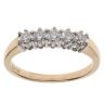 18ct Yellow Gold 0.50ct Brilliant Cut Diamond Five Stone Ring